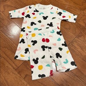Hanna Andersson Mickey Mouse short pajama set